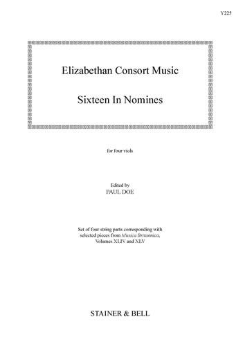 Elizabethan Consort Music: 16 In Nomines
